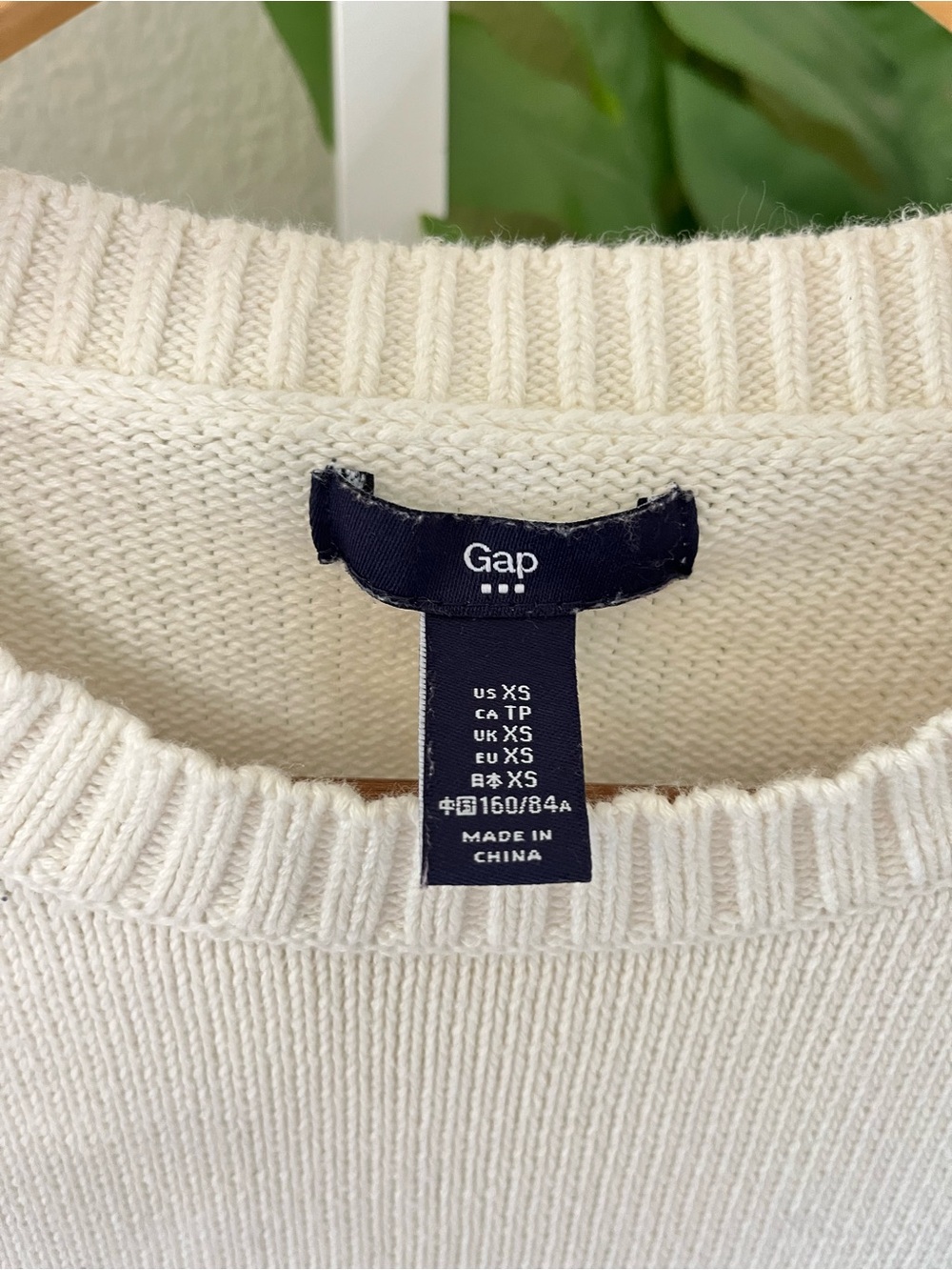 ❤️💙 Gap Red White & Blue Striped Cotton Sweater XS | French Girl Coastal Knit - Picture 3 of 6